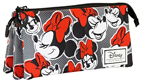 Disney Minnie Mouse Lashes-Trousse Triple FAN, Rouge