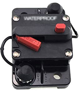 Circuit Breaker Fuse Réinitialiser 12-48V CC compatible Car Boat Auto Imperproof,70A
