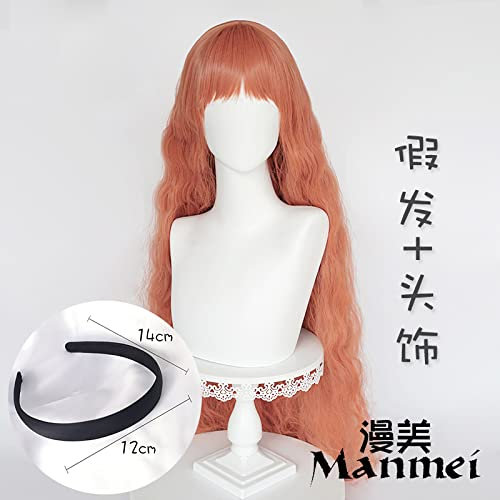 SEIZIS Wig Anime Cosplay Odd Egg Story Flier cos Wig Artificial AI Egg roll Long Hair 120cm+Wig+Hair Band