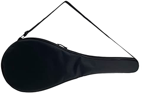 Gespann Racekt Cover für einen Tennisschläger Zwei Badmintonschläger Tennisschläger Cover Bag (Schwarz, L)