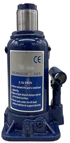 Hydraulic Bottle Jack Various Size Capacity With Crank Handle Automotive Easy Floor Jack (8 Ton)