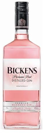 GIN BICKENS PINK GRAPEFRUIT -70 CL (6 pz) PREMIUM BLENDED GIN