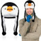 HICARER Pinguin Hut mit Ohr Süßer Plüsch Hut mit Ohrenklappen Pinguin Kostüm Cosplay Karikatur Pinguin Ohrenklappen Mütze Winter Ski Stil Mütze Warme Gemütliche Kopfbedeckung Foto Requisiten