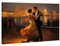 WALUDVLK Wandkunst, Motiv: Tanzendes Paar, romantischer Liebhaber, tanzt am See, Leinwanddruck, abstrakter Flamenco-Tanz, Vintage-Poster für Wohnzimmer, Schlafzimmer, ungerahmt, 40,6 x 61 cm