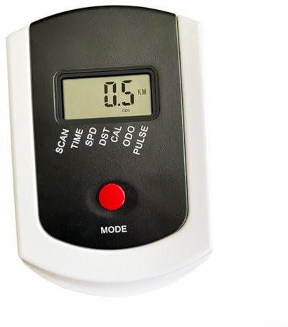 para Ordenador de bicicleta estática, velocímetro para bicicleta estática, monitor de bicicleta estacionaria con tiempo, velocidad, distancia, calorías, seguimiento de distancia total