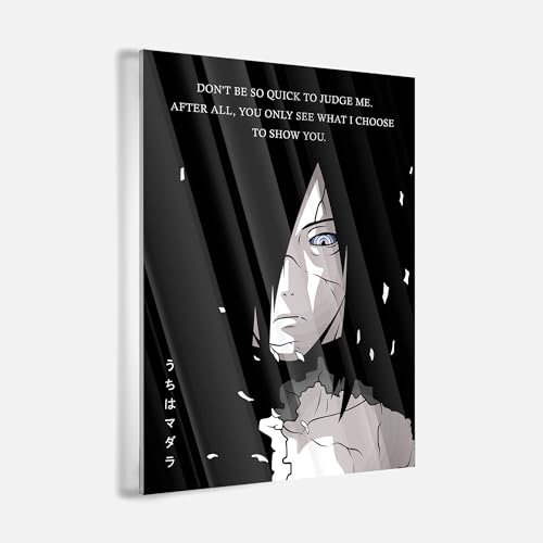 Acrylglas Pop Art Graffiti Madara Uchiha Naruto Anime Wand Abstrakt Wandbilder Glasbilder Wohnzimmer Schlafzimmer Büro Wanddekoration Deko XXL günstig (Acrylglas, 120x80 cm)