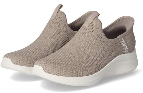Skechers Women's Ultra Flex 3.0 Easy Win, Taupe, 4.5 UK