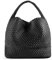 L37 - Damen Handtasche KANSAS, Schultertasche Damen, Frauen Tasche, Geräumiges Hauptfach, Bequemer und Breiter Griff, Elegant und Funktional - Schwarz