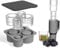 MARUKO Bac à Glaçons pour Stanley Cup, Moules à Glaçons pour Gobelets, Bacs à Glaçons en Silicone pour Congélateur, Cocktails, Whisky, Café et Jus de Fruits, Sans BPA, Lavable au Lave-Vaisselle (Gris)