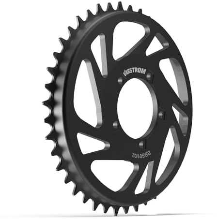 Varstrom Kettenzehnteller für BAFANG Mittelmotor - 42T 16.5mm Offset Versatzkettenzehnteller für BBS02B BBS01B Mittelantriebs-Set, Kettenblatt für Elektrorad-Umwandlungs-Set