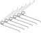 YARNOW 6st Grifffeder Druckfedern Frühling Kleine Torsionsfeder Aus Edelstahl Stutzfedern Wire Astschere V-förmige Feder Komponenten für Gartenscherenfedern