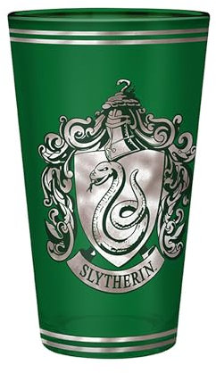 HARRY POTTER - Premium Large Glass - 400ml - Slytherin