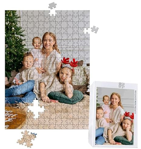 Personalisiertes Puzzle Mit Eigenem Foto - 50 bis 1500 Teile, Individuelles Bild für Kinder und Erwachsene, Benutzerdefiniert Erstellen (Rechteckige Form)
