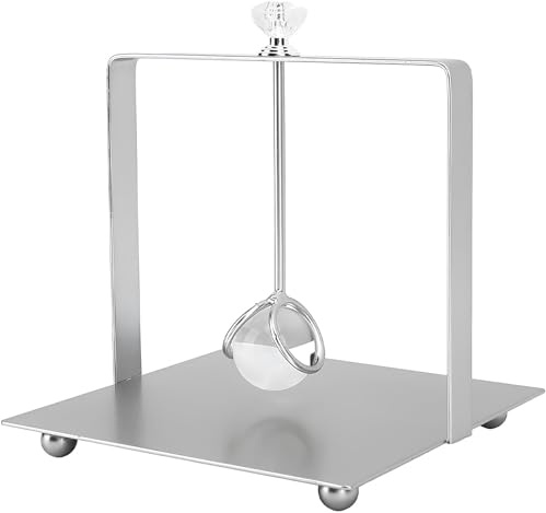 Msiud Serviettenhalter Metall mit Beschwerer für Papierservietten Modern | Passend fürOutdoor Gastro Einsatz stabil langlebig edles Design platzsparend für Haushalt Restaurant Bar Party
