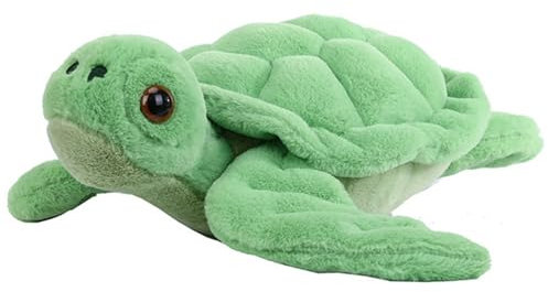 champracer Schildkröte Kuscheltier XXL Grün groß Schildkröte Plüschtier Flauschiges Schildkröte Stofftier zum Kuscheln & Spielen Dekokissen für kuschelecke Kinderzimmer Schlafzimmer Deko (68 cm)