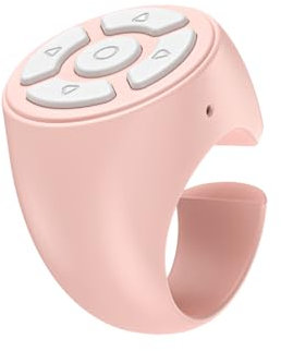 Fingertip Wireless Bluetooth Remote Control, Tablet Phone Camera Controller, Wireless Finger Scroller, Bluetooth Page Turner, Videos/E-Books/News Remote Page Turner, Available Range 10 Meters