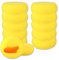 12 Pcs Round Painting Sponge, 3inch Yellow Craft Sponges Synthetic Artist Sponges Watercolors Sponges Soft Artist Sponges for Pottery Art Craft Pottery Clay Cleaning Face Painting Ceramics Wall