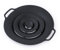 KOMUNJ Black Silicone Boil Over and Splatter Guard, Overflow Protection for Pots and Pans Between Pot Lid to Prevent Boiling Over