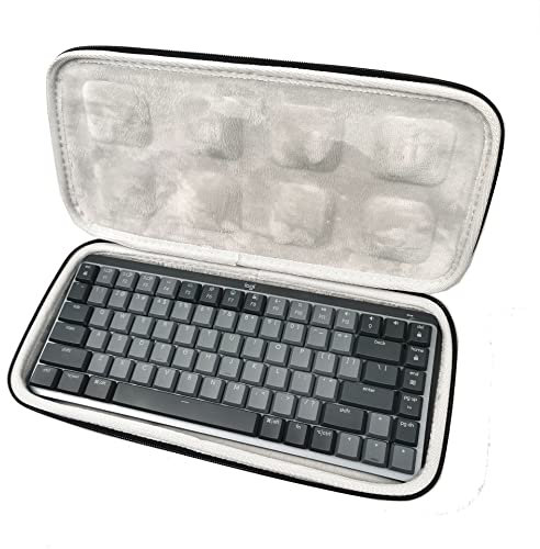 Taoricen Protective Case Compatible with Logitech MX Mechanical Mini Keyboard, Portable EVA Storage Bag Computer Accessories