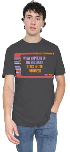Star Trek Holodeck Secrets Unisex T Shirt, Black, Medium