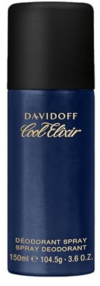Davidoff Cool Elixir Deodorant für Herren – Mit Noten von Rosenoxid, Lavandin und einem Oud-Akkord