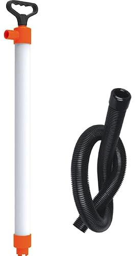 LIGHTEU®, SEAFLO Manuelle Bilgepumpe - 1260mm, PVC-Konstruktion, 1,3” Schlauchanschlüsse, 3 Fuß Saugkraft