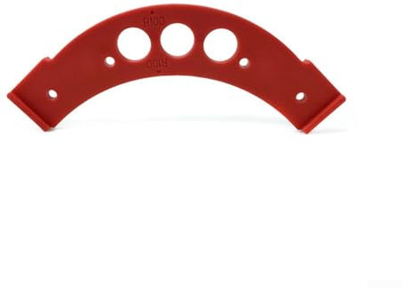 ZAMETTER Holzbrett R Winkel halbrunde Schablone Trimmwerkzeug Innen- und Außenecke große runde Eckradius Schablonen (R-100)