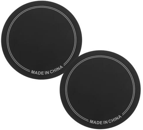 Milisten 2stücke Schlagzeugmatte mit Rutschfestem Felpad und Dämpferpads Komplettes Drums Schalldichte Drum-pads zum Schutz der Trommelfelle