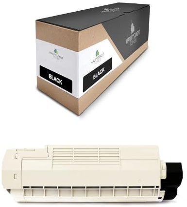 HAUPTSTADT TONER XXL Black Toner Premium kompatibel mit Oki C532 C542 MC563 MC573 ersetzt 46490608 46490404 mit ca 7.000 Seiten
