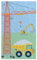 damaloo Kinderhandtuch 30x50 cm aus Baumwolle – Gästehandtuch mit Baustellen-Motiv – Kleines Handtuch für Jungen & Mädchen – Händetuch oder Waschlappen für Kinder