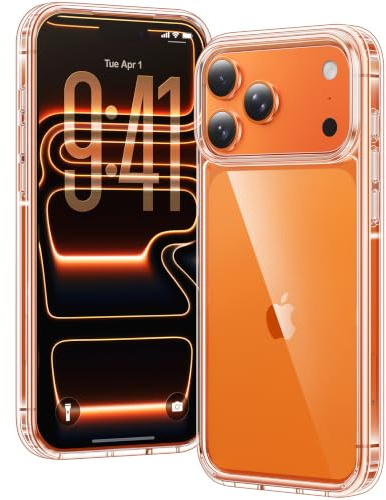 Voyahülle Hülle für iPhone 17 Pro Max Hülle, Anti-Vergilbung Transparent Handyhülle Stoßfest Schutzhülle, Premium Kratzfeste Case für iPhone 17 Pro Max -Durchsichtig