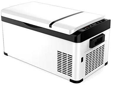 LRFVADW Mini Fridge Car Home Dual-use Refrigeration Mini Freezer 12V / 24V, Refrigerator Compressor Freezing