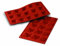 silikomart | SF008 Silikonform für PYRAMID Monoportionen, antihaftbeschichtet, 15 Hohlräume, 1er Pack Kuchenform, 36 x 36 h 22 mm, Made in Italy