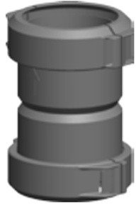 ATEC Abgas Kupplung für Rohr flexibel DN 60 Abgasrohr