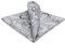 S&W SHLAX&WING Pañuelo de Bolsillo para Hombres 32cm Gris Paisley 32cm