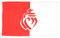 AZ FLAG - Bandera Departamento De Vendea - 150x90 cm - Bandera Vendée - Francia 100% Poliéster Con Ojales de Metal integrados - 110g - Colores Vivos Y Resistente A La Decoloración