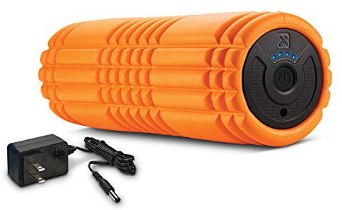 Trigger Point TriggerPoint Grid Vibe Plus Faszienrolle, Kompakte Massagerolle, mit Vibrationtechnologie für Muskelentspannung, Orange, 12/30cm, Einheitsgröße