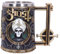 Nemesis Now Chope en résine avec inscription « Papa Emeritus III » en acier inoxydable B4857P9