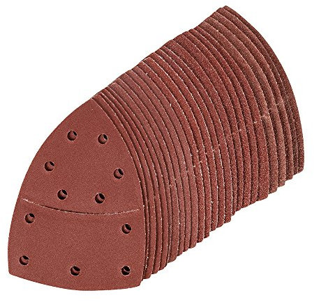 Loops 25 PACK *102mm x 62mm / 93mm* | Aluminium Oxide Detail Sanding Sheets | 5x 40 | 5x 60 | 5x 80 | 5x 120 | 5x 180 GRIT – Hook Backing | Hole Punched Long Life Detail Sand Paper