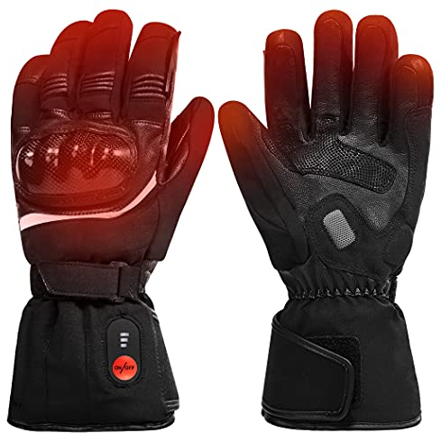 day wolf Beheizte Handschuhe, beheizte Motorradhandschuhe, wasserdicht und Winddicht, zum Reiten, Motorradfahren, Skifahren, Jagen, Angeln, Reiten, Radfahren, Camping, Wandern
