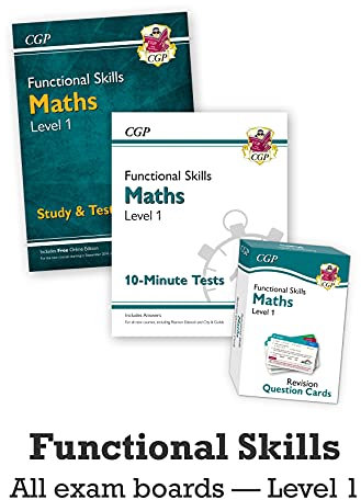 Functional Skills Maths - Level 1 Essentials Bundle (All exam boards)