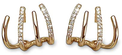 LEJAHAO Claw Ohrring Gold Zirkonia Damen Klaue Stud Earrings Vierzinkenohrring Aesthetic Hook Crawler Statement Ohrstecker Ohrringe Stecker Ohrring-cuff Creolen Schmuck Geschenke Für Freundin Frauen
