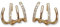LEJAHAO Claw Ohrring Gold Zirkonia Damen Klaue Stud Earrings Vierzinkenohrring Aesthetic Hook Crawler Statement Ohrstecker Ohrringe Stecker Ohrring-cuff Creolen Schmuck Geschenke Für Freundin Frauen