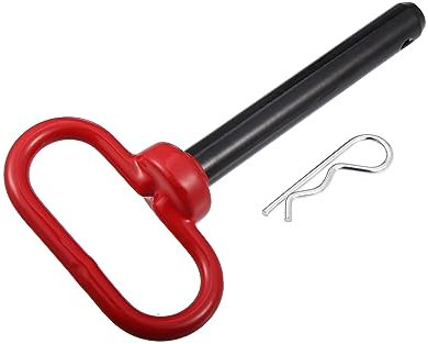 X AUTOHAUX 1pcs 5/8 x 4 Remorque Remorquage Attelage Clips et Broches Rouge