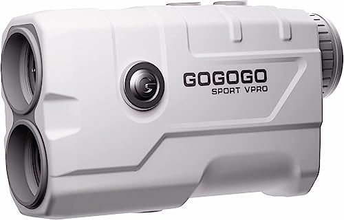 Gogogo Sport Vpro Golf Laser Entfernungsmesser 800M mit Slpoe-Schalter Magnetstreifen Turniermodus, Fast Flag-Lock mit Pulsvibration wiederaufladbar (GS19 mit Slpoe-Schalter & Magnetstreifen-800M)