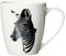Ritzenhoff & Breker Geschirr-Set Safaria Größe 6er Set Kaffeebecher 350 ml Zebra Safaria