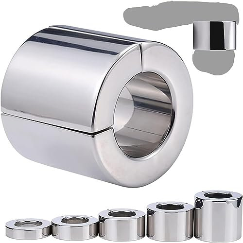 [Neu im Jahr 2023] – Hochwertiges Hodensack-Bondage-Set aus Edelstahl – Penis-Hodenstrecker für Männer. Genießen Sie übergewichtige Hodenstimulation und Bondage,B/20mm