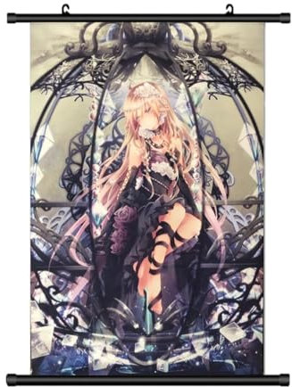 Großes 60x90CM Vocaloid Kakemono Rollbild | Anime Manga Stoffposter Wallscroll Poster | Wanddeko Geschenk