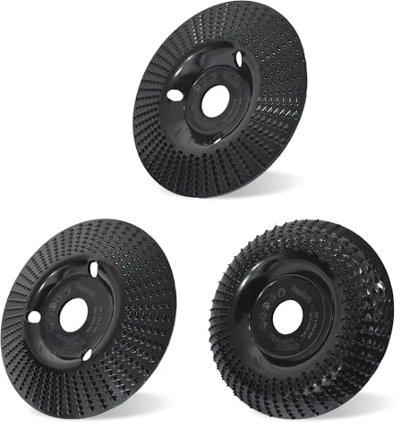 Disco Abrasivo de Madera para Amoladora Angular de 125mm Juego de Amoladora Angular Disco Flexible para Madera Disco para Tallar Madera para Amoladora Angular para Moler Cortar y Dar Forma Adecuado