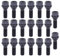 Radbolzen Radschraube Felgenbefestigung Kegelbund M12x1,5 Radmutter Radschrauben für Clio 3 Clio 4 Clio 2 Kangoo Grand Scenic 3 Kadjar Dokker Logan MCV Lodgy Sandero Citan W415 R50 R53 R56 R55 R52 R57